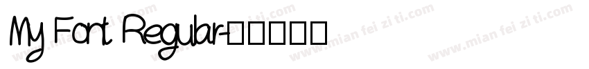 My Font Regular字体转换